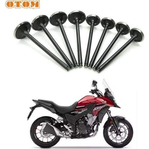 OTOM CB500 Parts Valve Set (Intake-Exhaust) For HONDA CB500X CB500F BMW T500GS 2010-2020 Off-road Motorcycle Engine Accessories