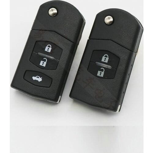 Best Original For Mazda M3 M6 folding key 2 And 3 Button Modified folding keys remote controller Car Key Shell