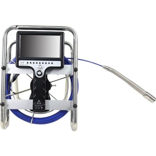 Multifunctional sewer color camera with self leveling camera and DVR recording Drain Endoscope