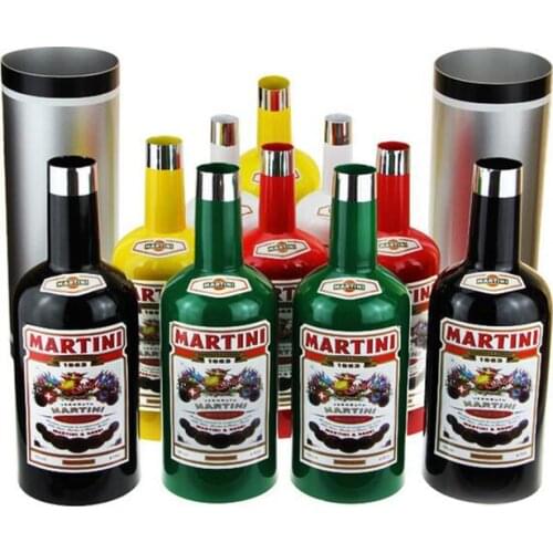 Multiplying Passe Bottles (10 Set) Made Famous By The Great Tommy Cooper Multicolour Stage Magic Tricks Gimmick