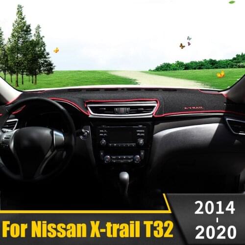 For Nissan X-trail X trail T32 2014-2018 2019 2020 Car Dashboard Cover Avoid light Pad Instrument Panel Mat Carpets Accessories