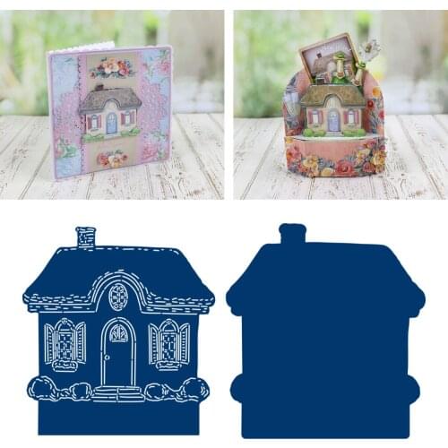 Small House 2021 New Arrivals Cutting Dies Decoration Metal Die Cutters for Scrapbooking Craft New DIY Album Template Decor Big