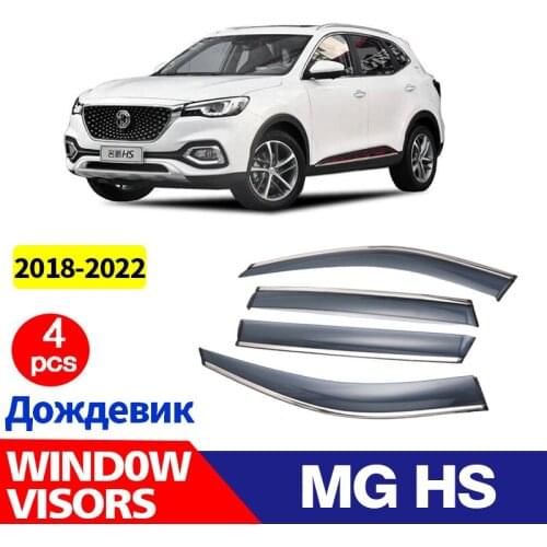 FOR MG HS 2018 2019 2020 2021 2022 Window Visors car window deflectors wind deflector sun guard rain vent cover trim