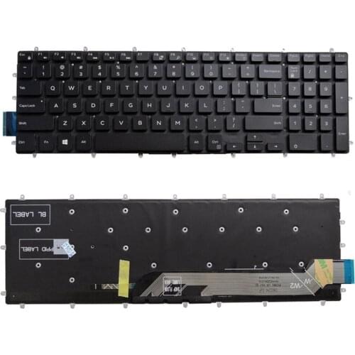 US English Backlit Laptop Keyboard Replacement for Dell G3 15 3590 3579 3779 G5 15 5590 G7 15 7588 17 7790 G7 15 7590