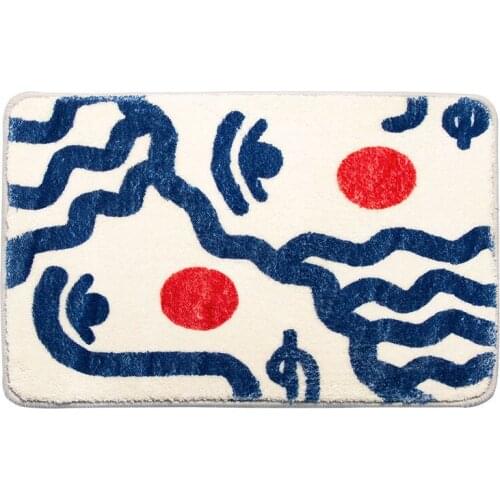 Bathroom Thicken Carpet Absorbent Floor Mat Household Non-slip Mat Toilet Entrance Mat Bathroom Bathing Entry Door Mat