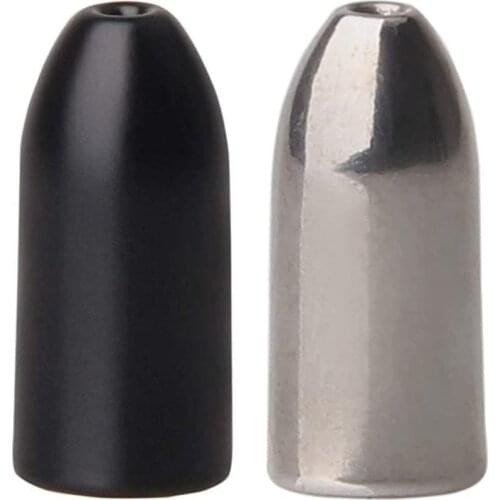 2pcs/lot 3.5g 5.3g 7g 10.5g 14g 21g Tungsten Fishing Sinker Bullet Weights Sinkers Carp Fishing Accessories