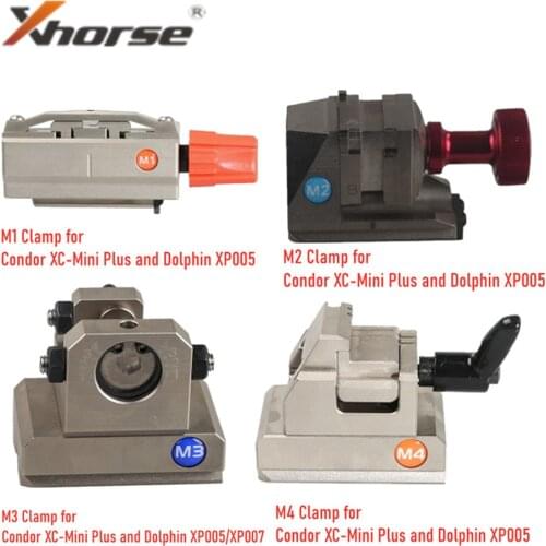Xhorse Key Blade Clamp Fixture M1 M2 M3 M4 Use for Condor XC-MINI and Dolphin XP005 Key Cutting Machine