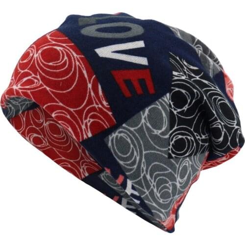 Hats For Men Women Color Cotton Letter Hip Hop Winter Warm Hat Scarf Beanies Knit Long Loose Hat Gorro Headdress Gorras Hombre