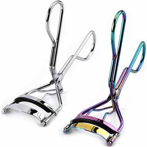 1 Piece Protable Colorful Eyelashes Curler Tweezer Curling Eye Lashes Clip Cosmetic Beauty Makeup Tool