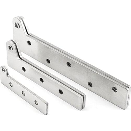 1 Pcs 360 Rotation Chicken Mouth Hinge Hidden Door Corner Top And Bottom Furniture Base Stainless steel Hardware Accessories