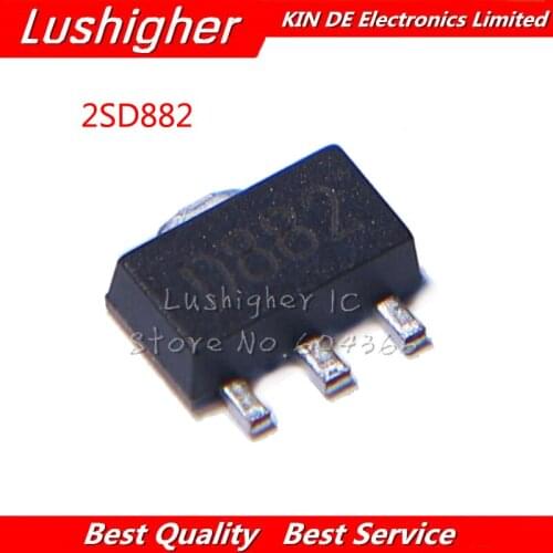 20PCS D882 SOT 2SD882 SOT-89 SMD New Original