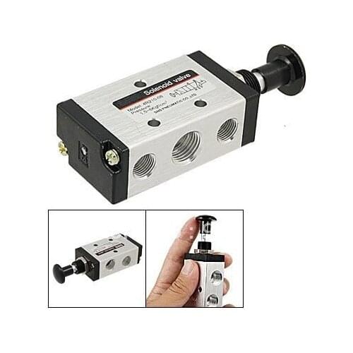 Free Shipping 10PCS/Lot 1/4'' 4R210-08 5 Way 2 Position Hand Lever Solenoid Valve