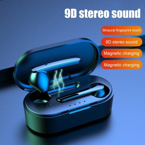 Wireless Headphones Touch Control Sports Waterproof Earphone Bluetooth 5.1 TWS Stereo In-ear Earphones Headset With Microphone