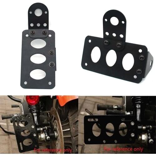 Motorcycle Side Mount License Bracket Holder License Plate For Harley Bobber Chopper Modified Side License Plate License Plate