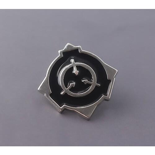 Secret Laboratory SCP Foundation Brooch Pin Special Containment Procedures Metal Badge Brooch Fans Bag Hat Accessory Gift