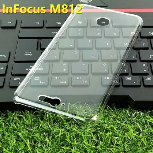 Case For InFocus M210 M350 M510 M810 M812 Phone Case Crystal Invisible Hard PC Cover Clear Protect Back Shell