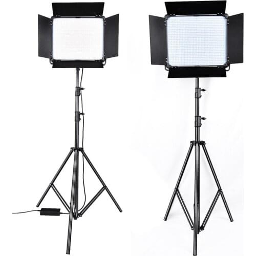 DHL Free 2 pc Pro Yidoblo LED Lamp camera light D-1080 80W 7000 Lumen Continue lighting Studio Photography led video light