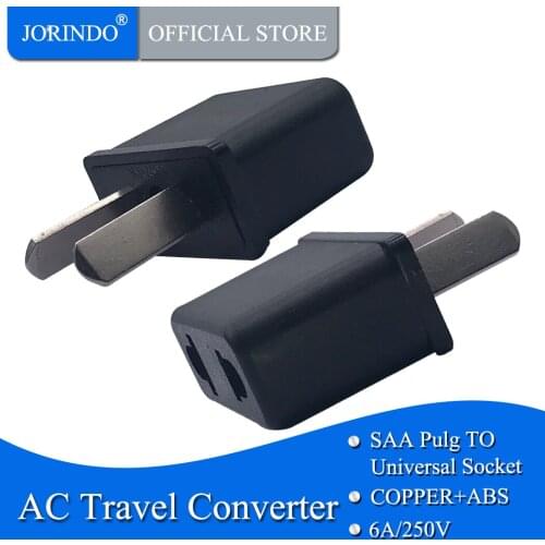 JORINDO AU TO US,AU TO EU,Hot Selling AU To EU Europe USA US Charger Power Plug Adapter Converter Wall domestic Plug