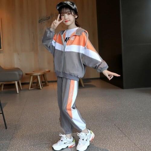 Girls Clothing Sets 2021 Autumn Spring Toddler Girls Clothes Outfit Kids Patchwork Tracksuit For Boys Children Clothing