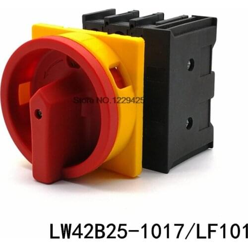 LW42B-1017 4P CAM Rotation on-off Switch Power 4 Lines Universal Changeover Switch LW42B