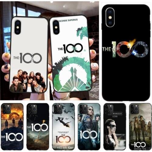 TV Series The100 Soft Cover Phone Case For Iphone 6 6s 7 8 Plus XR X XS XSmax 11 12 Pro Mini Max