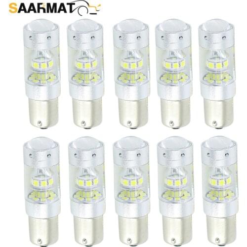 Wholesale(10 pieces) LED 1156 ba15s P21W bulbs for Car Reverse Light Brake Lights Turn Signal Tail light parking lamp White Red
