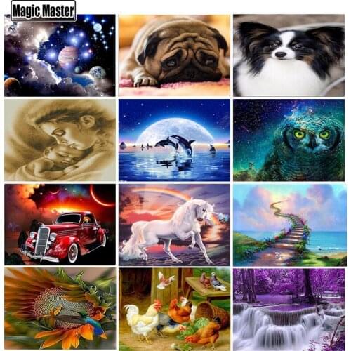 Full round 20x25cm Diamond Painting 5d Diamond Embroidery Rhinestone Picture Diamond Mosaic Diamond Needlework home decoraction