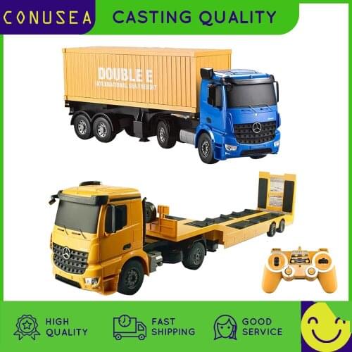 1:20 Rc Car Truck 2.4G Remote Control Toy Tractor Trailer Caterpillar Child Electric Radio Controlled Engineering Truck Boy Toy