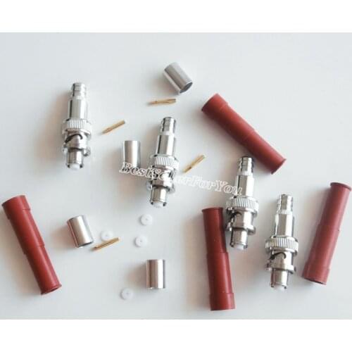 5Pcs Connector SHV 5000V 5KV RP BNC male RG6 panel mount Audio Speaker