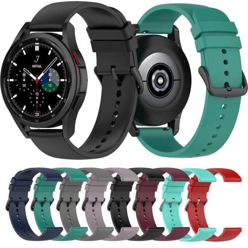 Silicone Strap For Samsung Galaxy Watch 4 40mm 44mm Replacement Watchband for Samsung Galaxy Watch 4 Classic 42mm 46mm