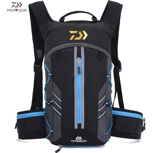 DAIWA Fishing Backpack Outdoor Fishing Sports Mountaineering Equipment Reflective Backpack Safe and Versatile Backpack