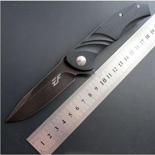 New models EF77 folding camping tools D2 steel knife + G10 handle outdoor survival hunting knife EDC hand tools pocket knife