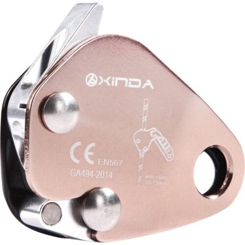 Top!-XinDA Professional Outdoor Rock Climbing Mountaining Self-Locking Auto Locking Karabiners Anti Fall Protective Grasp Rope G