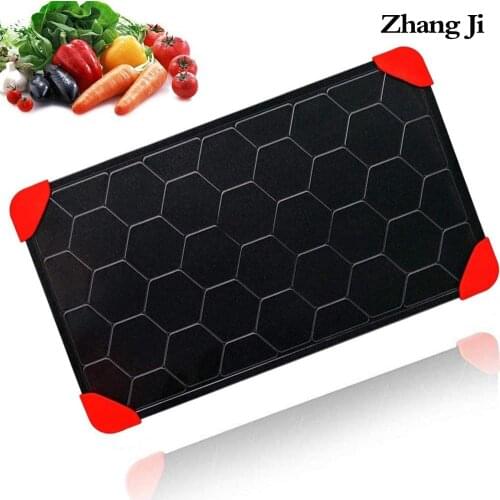 ZhangJi Upgrade Non-Stick Fast Defrosting Tray Rapid Thawing Plate Board Safe Thaw Frozen Foods Meat Fish Fruit Kitchen Tool