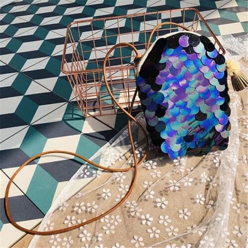 Women Shoulder Bags Mini Squins Chain 2019 New Women Casual Bags White Black Purse Handmade Handbag Ladies Samll Crossbody Bags