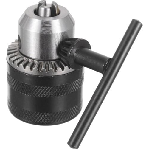 M10 X 1.5 Drill Chuck Drive Converter 1.5-10mm Mini Drill Chuck 3/8-24UNF Key Triple Grip Drill Chuck with Spanner Power Tools