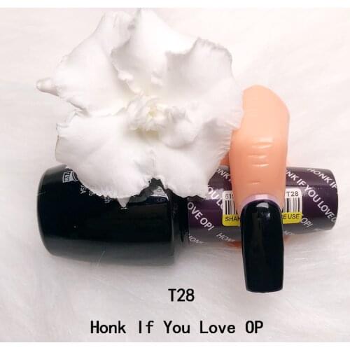 15ml Gel Nail Polish OPIE T28 HONK IF YOU LOVE OP Lamp All For Nails Art Manicure With Matte Base Top Coat Semi Permanant Gellak