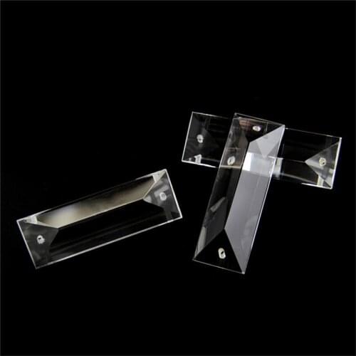 220pcs/lot 23x75MM Fashion Clear Acrylic Trimming Shape Drop Prism Pendant Pedant Free Shipping