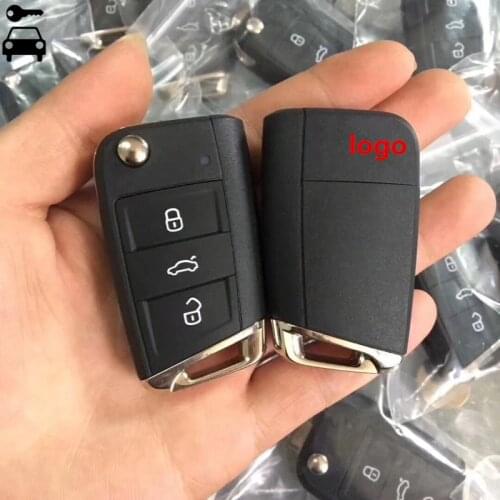 Original Car MQB Keyless Smart Remote Key 434Mhz with ID48 Chip for VW Tiguan Golf7 Golf VII MK7 Passat B8 MQB Smart Remote Key