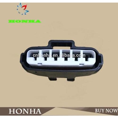 Free shipping 10/20/50/100 pcs/lots 7283-1968-30 black 6 pin/way ACCELERATOR PEDAL Automotive Connector for Toyota Mazda HILUX