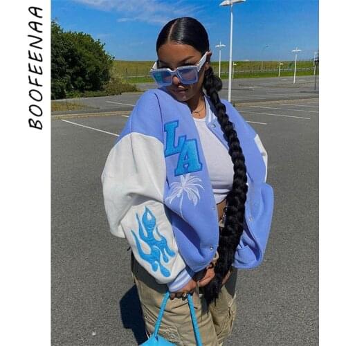 BOOFEENAA Women's Oversized Jackets