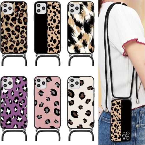 Lanyard TPU Cover For Huawei Honor 8X 9X 10i 10 20 30 S Lite Nova 8 SE 5T 7 Pro Play 9A 9S 9C X10 Y7P Y8P Y5P Y6P Y8S Case Chain