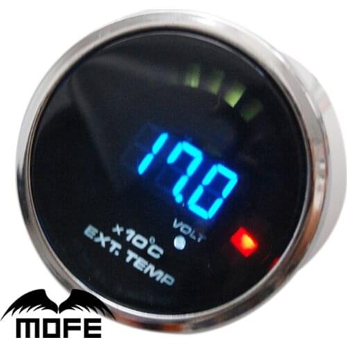 Original Logo Diameter: 2 inch / 52mm 20PCS Analog LED EGT Exhaust Temp Meter With Sensor