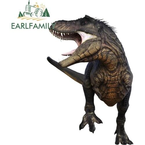 EARLFAMILY 13cm x 8.7cm for Albertosaurus Decal Snowboard Motorcycle Helmet Waterproof Silhouette Car Stickers Vinyl Car Wrap
