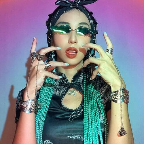 Chinese Style Hip-Hop Clothing Jazz Dance Costume Women Cheongsam Retro Dress Gogo Costumes Stage Performance Outfits XS2252