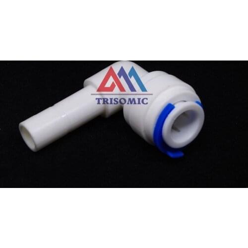Elbow 1/4" OD Tube Quick Pushfit -3/8" OD Plug Fitting Connection Aquarium RO Water Filter Reverse Osmosis System