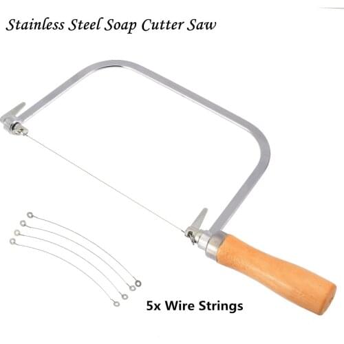 Soap Loaf Wire String Cutter Saw 5x Soap Candle Wax Slice Making Wire Strings Candle Soap Making Tool