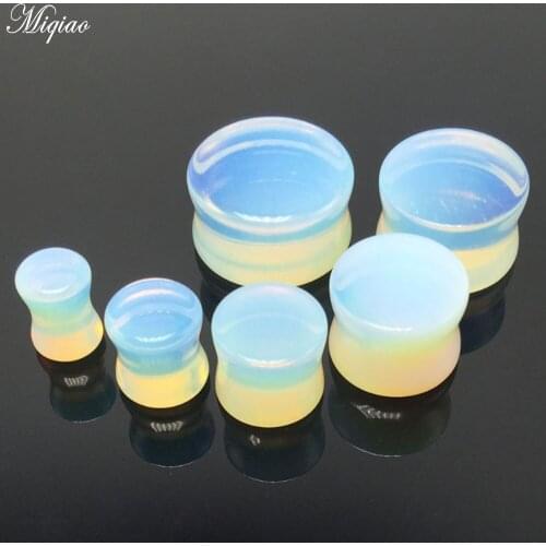 Miqiao 2pcs 4mm-20mm Human Body Piercing Jewelry European and American New Solid Ear Reamer EAR TUNNE Men and Women