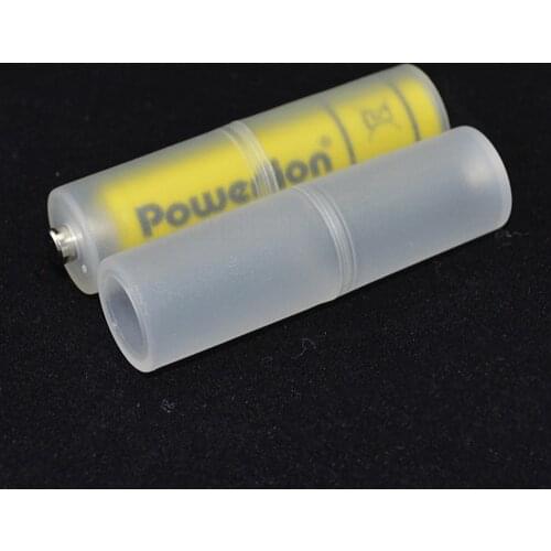 New 5pcs New Plastic AAA to AA Size Cell Battery Converter Adaptor Holder Case Switcher Cell Battery Holder Converter Fasion
