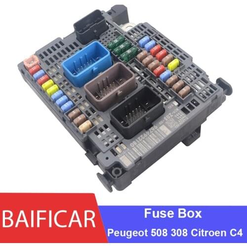 Baificar Brand New Genuine BSM Control Module Fuse Box 9674922180 1607060980 For Peugeot 508 308 Citroen C4